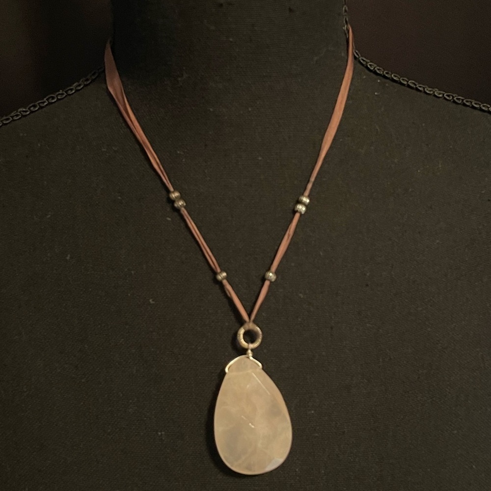 beautiful stone necklace